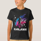 Kosmische Astronaut Sterrenstelsel Splash – Ruimte T-shirt (Voorkant)