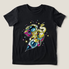 kosmische astronaut Tri-Blend shirt