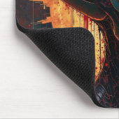 Kosmische Avenger met puntig hoofd Muismat (Hoek)