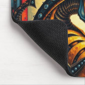 Kosmische Avenger met Spike Tanden Muismat (Hoek)