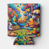 Kosmische BBQ Blikjeskoeler (Voorkant)