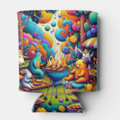 Kosmische BBQ Blikjeskoeler (Achterkant)