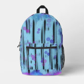 kosmische bellenstroom bedrukte rugzak (Voorkant)