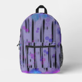 kosmische bellenstroom bedrukte rugzak (Voorkant)