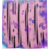 kosmische bellenstroom douchegordijn (Voorkant)