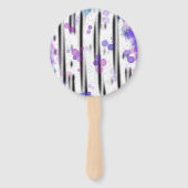 kosmische bellenstroom handwaaier (Achterkant)