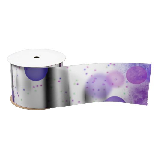 kosmische bellenstroom satijnen lint (Spoel)