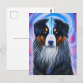 Kosmische Bergse Hond Briefkaart (Voorkant / Achterkant)