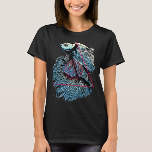 Kosmische Betta Vis T-shirt (Voorkant)