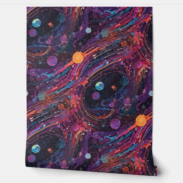 kosmische beweging behang (Afrollen)