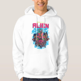 Kosmische Bezoeker: Het Buitenaardse Ontwerp Hoodie