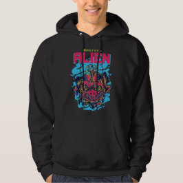 Kosmische Bezoeker: Het Buitenaardse Ontwerp Hoodie