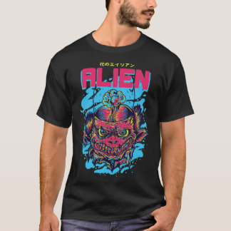 Kosmische bezoeker: het buitenaardse ontwerp t-shirt