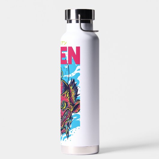 Kosmische Bezoeker: Het Buitenaardse Ontwerp Waterfles (Links)