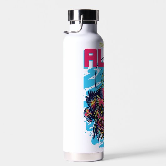 Kosmische Bezoeker: Het Buitenaardse Ontwerp Waterfles (Rechts)