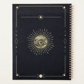 Kosmische blik - Gouden Esoterisch Ontwerp Planner (Achterkant)