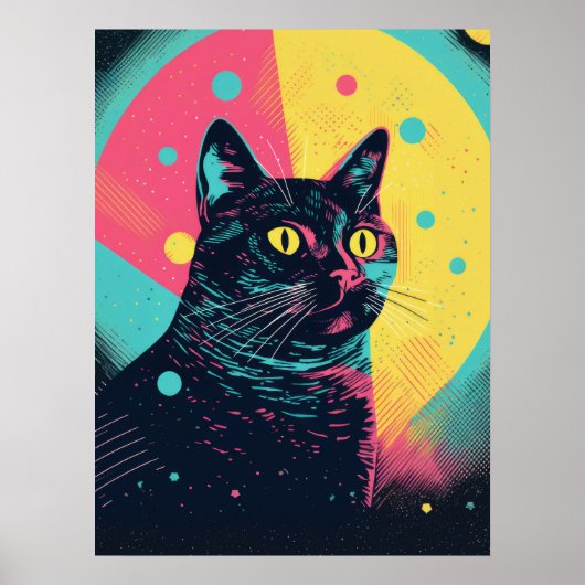 kosmische blik poster (Voorkant)