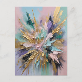 kosmische bloei briefkaart