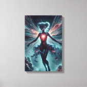 kosmische bloei canvas afdruk (Voorkant)