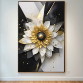 Kosmische Bloei Canvas Afdruk