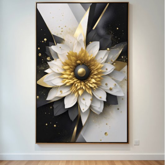 Kosmische Bloei Canvas Afdruk