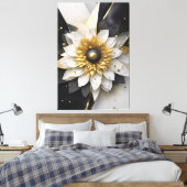 Kosmische Bloei Canvas Afdruk (Insitu (Slaapkamer))