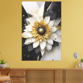Kosmische Bloei Canvas Afdruk (Insitu (Woonkamer))