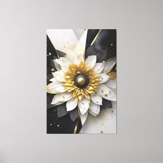 Kosmische Bloei Canvas Afdruk (Voorkant)