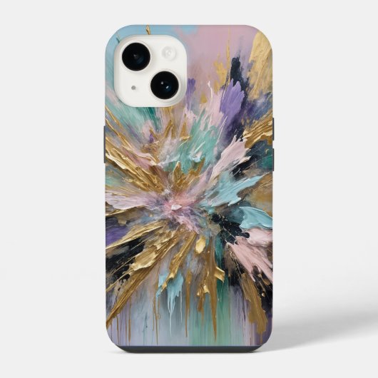 kosmische bloei iPhone hoesje (Achterkant)