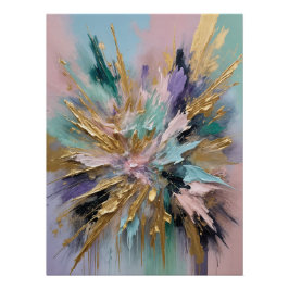 kosmische bloei perfect poster