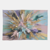 kosmische bloei theedoek (Horizontaal)