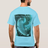 Kosmische bloei van licht t-shirt (Achterkant)