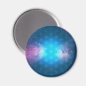 Kosmische bloem van het leven magneet (Voorkant / Achterkant)
