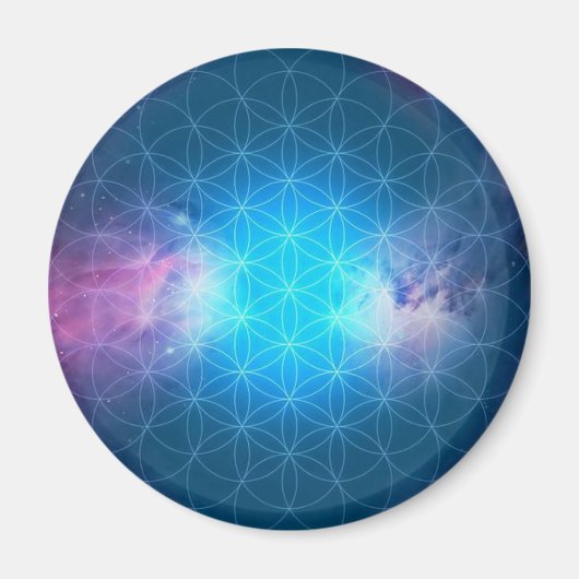 Kosmische bloem van het leven magneet (Voorkant)