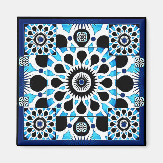 Kosmische Bloemen III Magneet