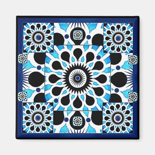 Kosmische Bloemen III Magneet (Voorkant)