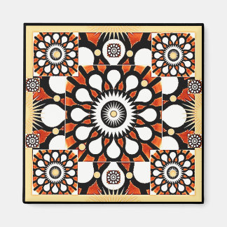 Kosmische bloemen in magneet