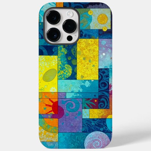 Kosmische bloementuin: Abstract mozaïek van dromen Case-Mate iPhone Case (Achterkant)