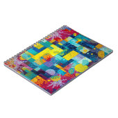 Kosmische bloementuin: Abstract mozaïek van dromen Notitieboek (Linkerzijde)