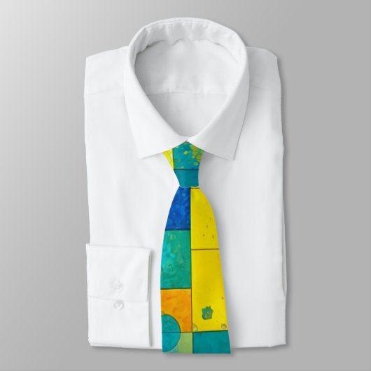 Kosmische bloementuin: Abstract mozaïek van dromen Stropdas (Gebonden)