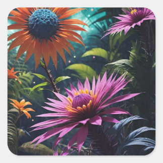 Kosmische bloesems Sticker