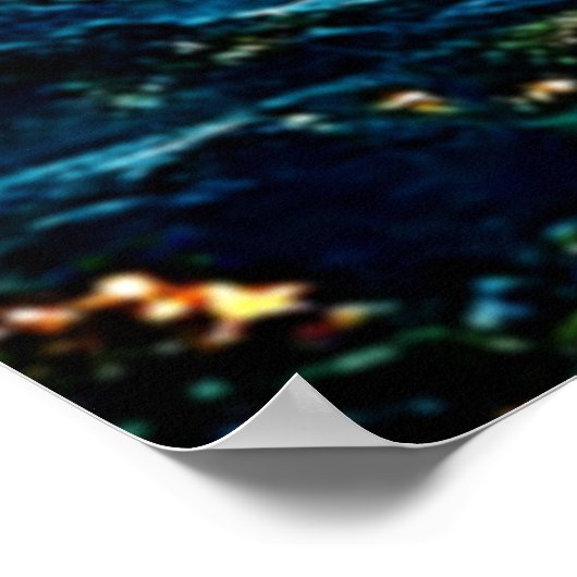 Kosmische boom van het leven fantasie poster (Hoek)