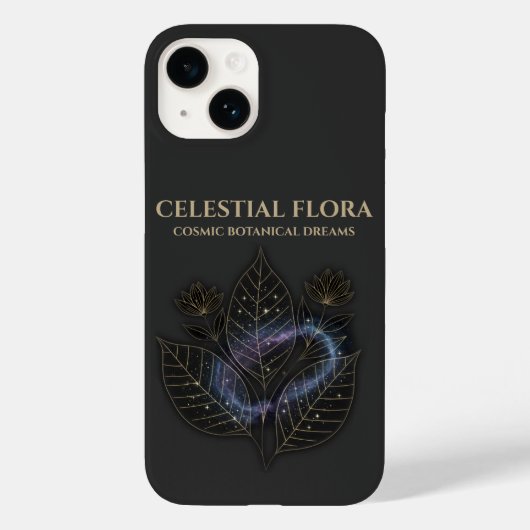 Kosmische Botanische Schaduwen & Sterren Plant Omt Case-Mate iPhone Case (Achterkant)