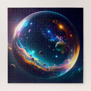 Kosmische Bubbelsterrenstelsel Fantasie Kunst Legpuzzel