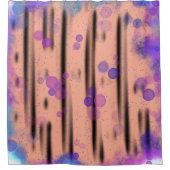 Kosmische Bubbelstroom Douchegordijn (Voorkant)