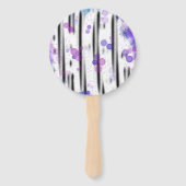 Kosmische bubbelstroom handwaaier (Voorkant)