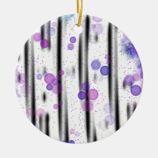 Kosmische Bubbelstroom Keramisch Ornament (Voorkant)