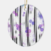 Kosmische Bubbelstroom Keramisch Ornament (Links)