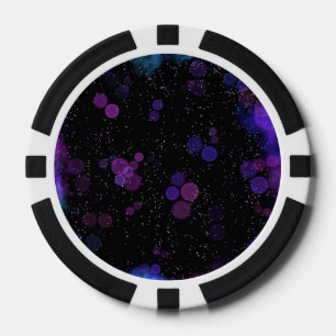 Kosmische Bubbelstroom Poker Chips