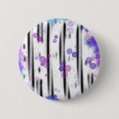 Kosmische Bubbelstroom Ronde Button 5,7 Cm (Voorkant)